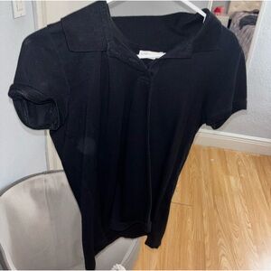 Aeropostale shirt with collar. circle on the photo it’s because of the camera.